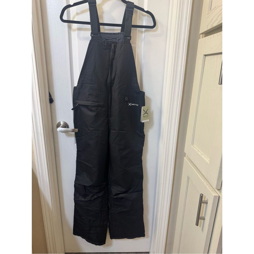 Arctix Kids Black Insulated Snow Bib Overalls